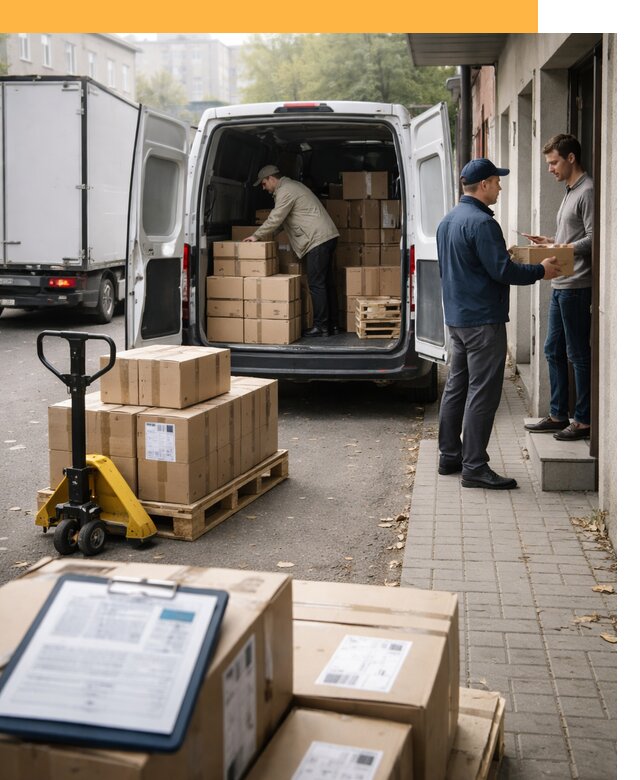 Доставка грузов от двери до двери с таможней от 45770 руб.