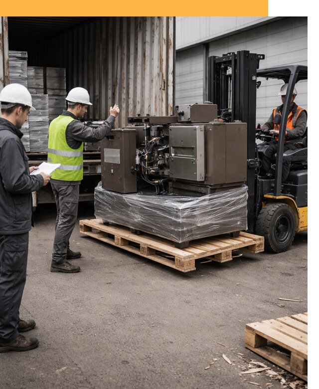 Доставка промышленного оборудования из Европы от 45770