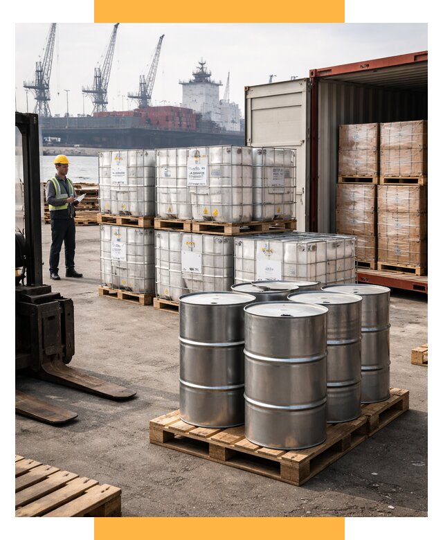 Доставка химического сырья из Индии от 254275 р. | СетСервис-Нжк