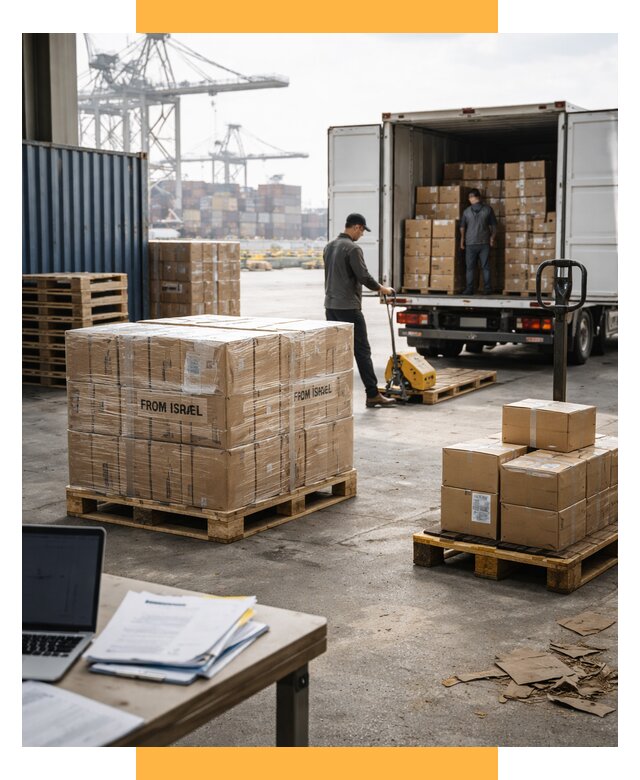 Доставка грузов из Израиля от 15257 р., логистика от СетСервис-Нжк