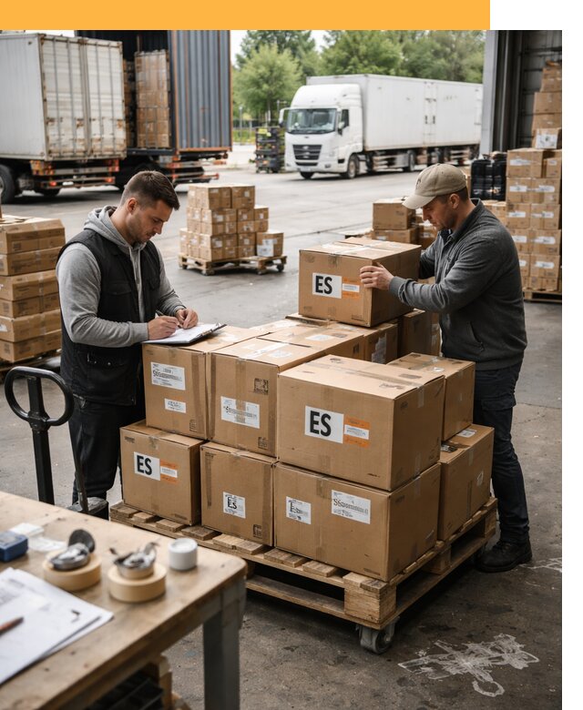 Доставка грузов в Испанию автотранспортом от 35599 руб