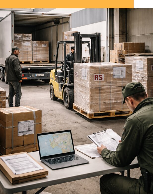 Доставка грузов в Сербию от 45770 руб, международные перевозки