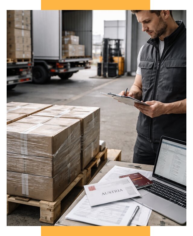 Доставка в Австрию от 66112 р. Логистика и экспорт СетСервис-Нжк