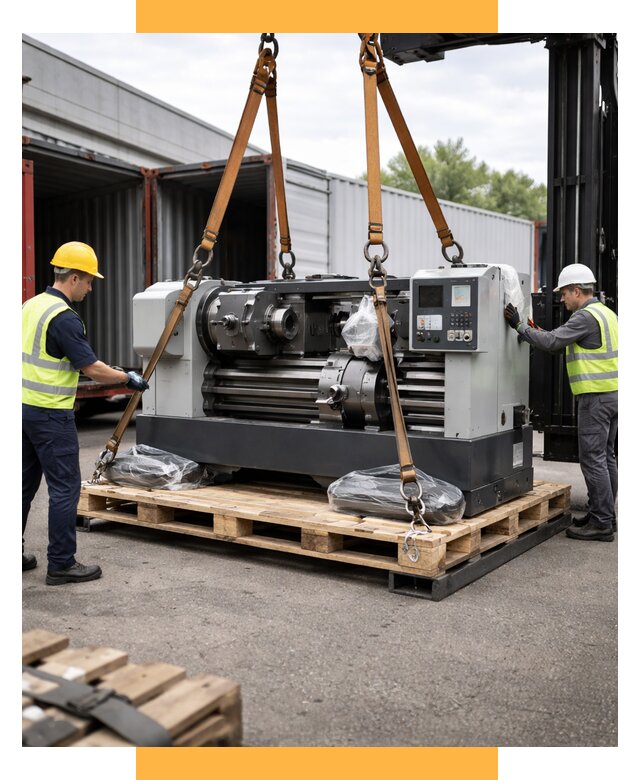 Перевозка станков и таможня от 61026 р. | СетСервис-Нжк логистика