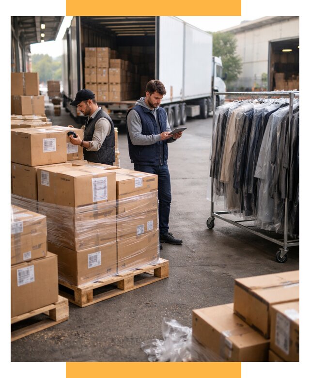 Перевозка и доставка одежды из Китая от 7628 р., СетСервис-Нжк