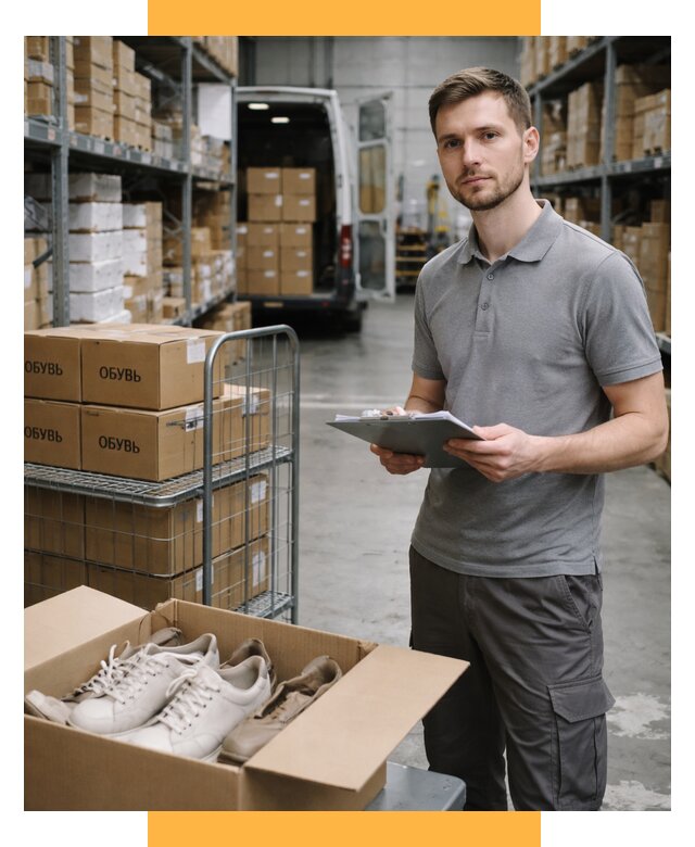 Доставка обуви из Китая и Турции от 4577 р. СетСервис-Нжк