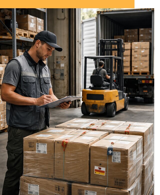 Реэкспорт товаров с таможенным оформлением и доставкой от 12205