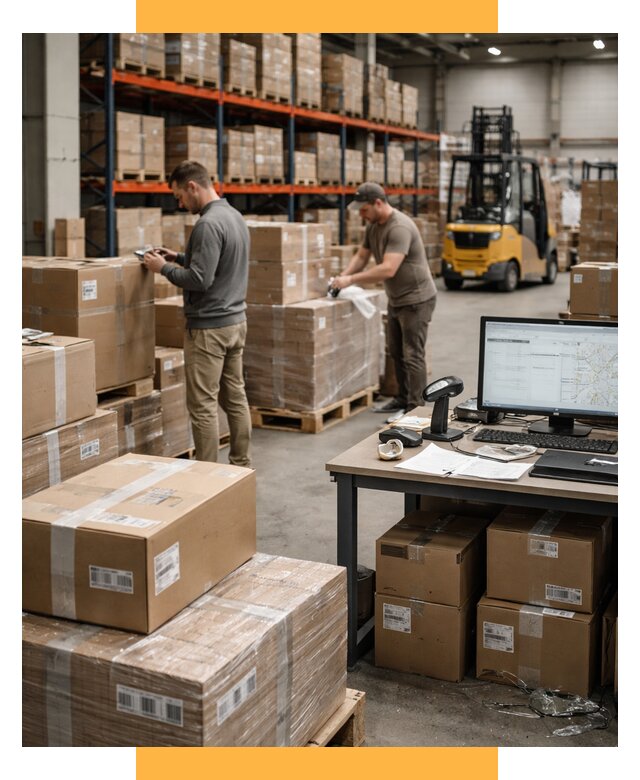 Склад консолидации в Европе от 6611 р., услуги СетСервис-Нжк