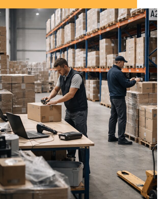 Склад консолидации в Европе: хранение, сортировка от 6611